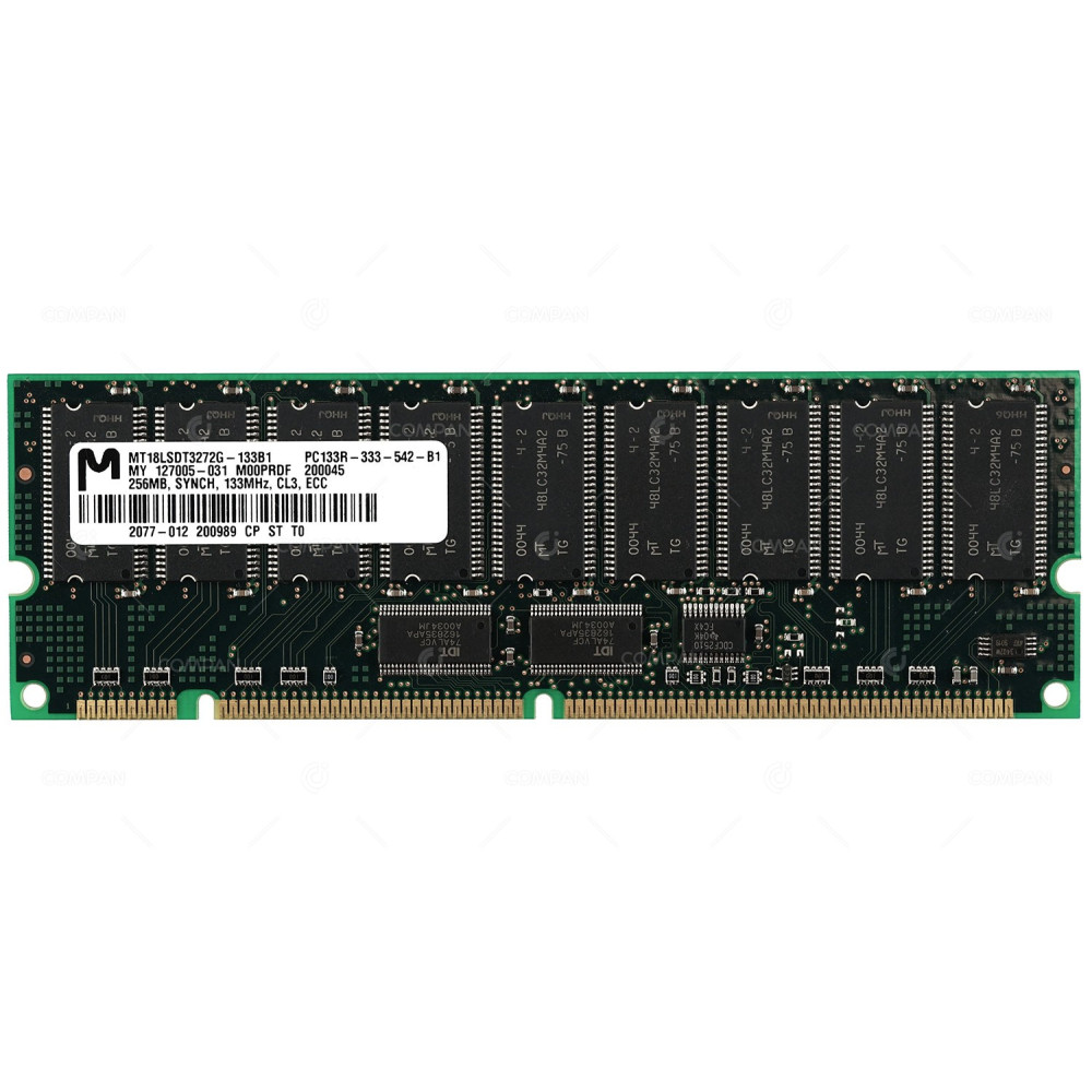 MT18LSDT3272G MICRON 256MB PC-133R SDRAM 133 MHZ MEMORY -